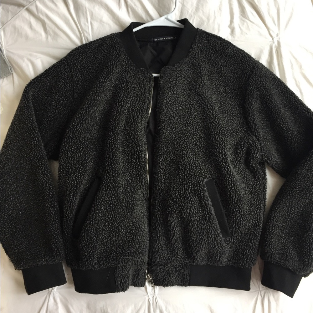 Brandy Melville Fleece Bomber